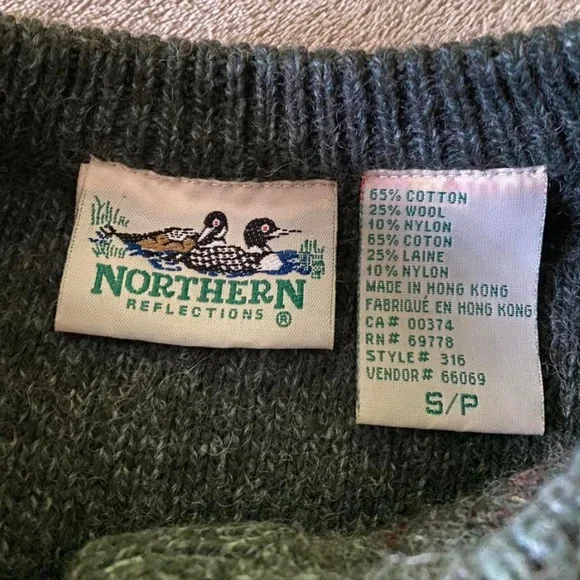 vintage floral knit northern reflections sweater💐 - Picture 3 of 3